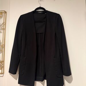 Theory Women's Open-Front Black Blazer Jacket